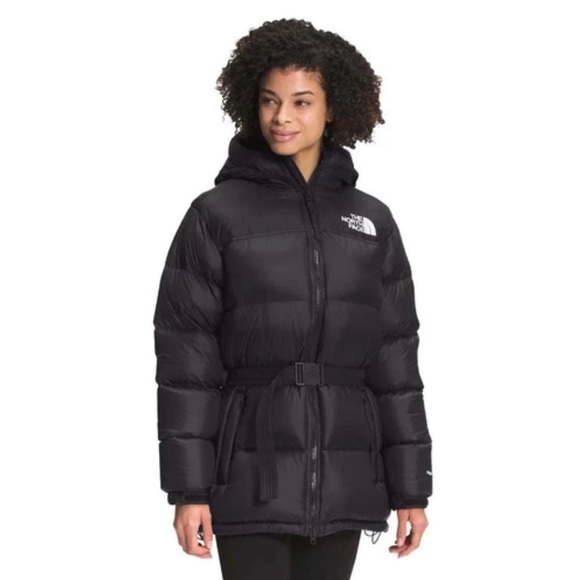 The North face down jacket belted nuptse mid-jacket - Picture 4 of 6